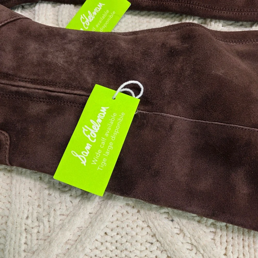 Sam Edelman Shea Boots Anthropologie Brown‎ Suede Over The Knee Womens 8 NEW